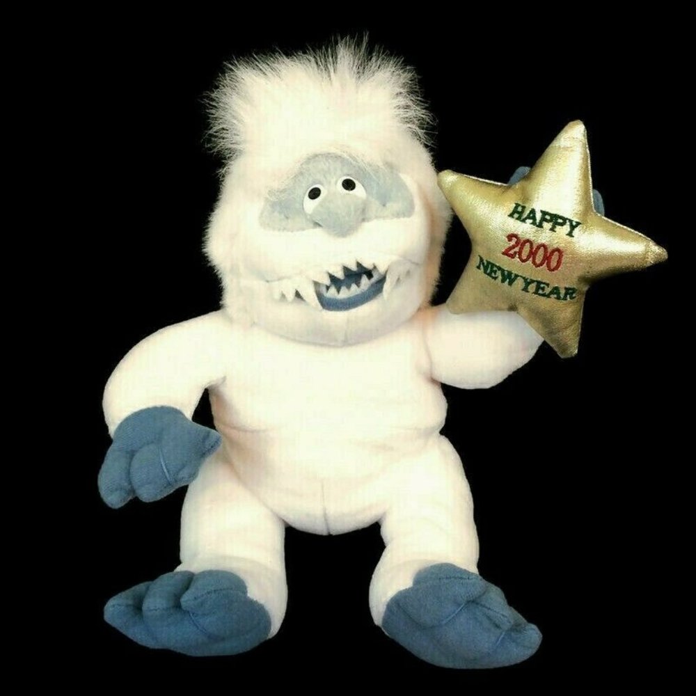 Rudolph Red Nosed Reindeer Abominable Snowman Bumble Plush Happy New Year 2000